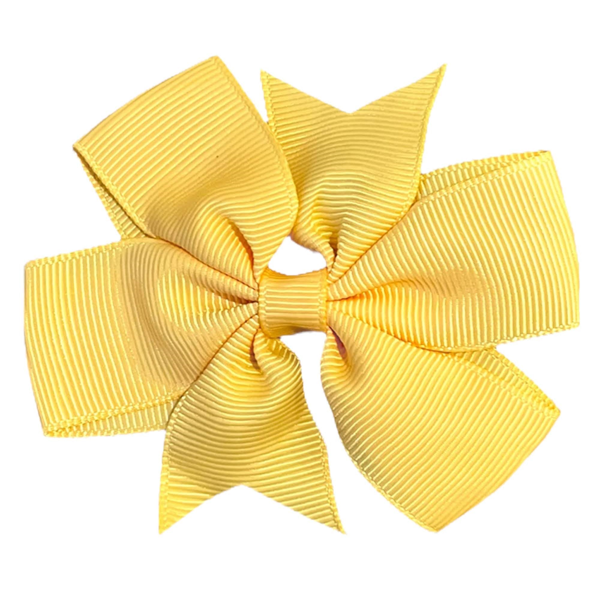 Colourful Hair Bows Clips Slides 3" Pinwheel Handmade School Crocodile Clip - Singles