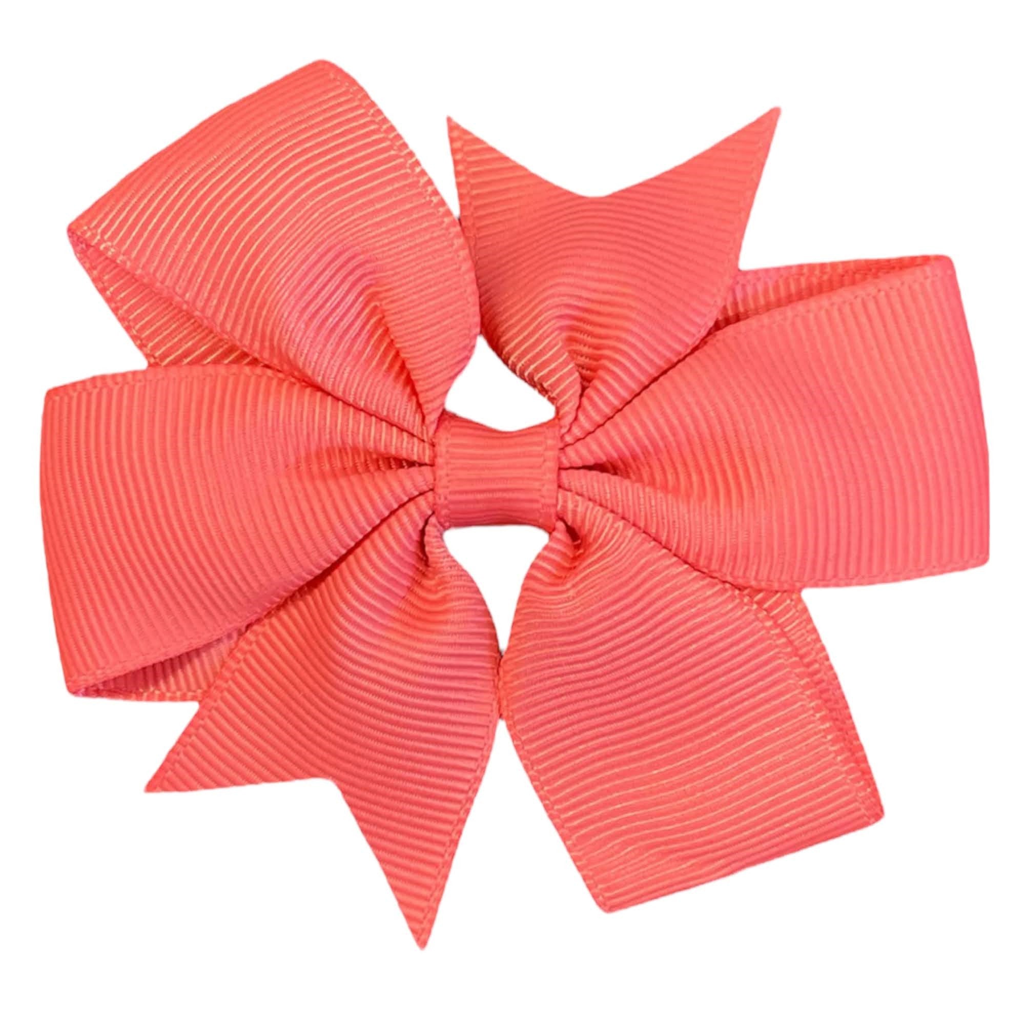 Colourful Hair Bows Clips Slides 3" Pinwheel Handmade School Crocodile Clip - Singles