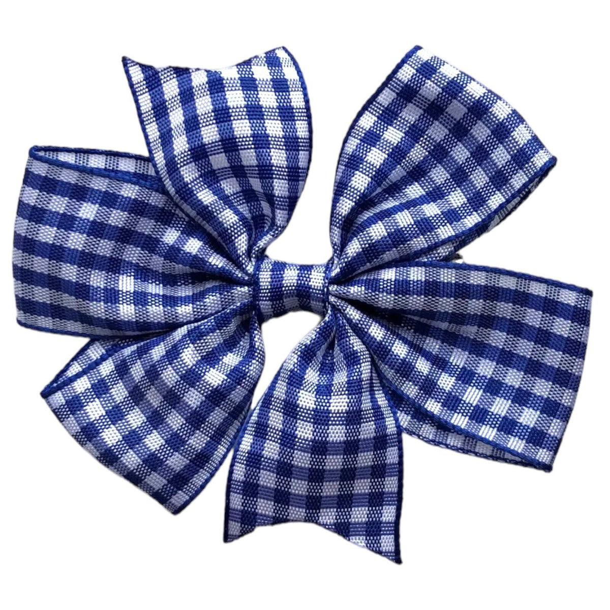 School Uniform Gingham 3" Pinwheel Hair Bows Clips Grips Slides Accessories