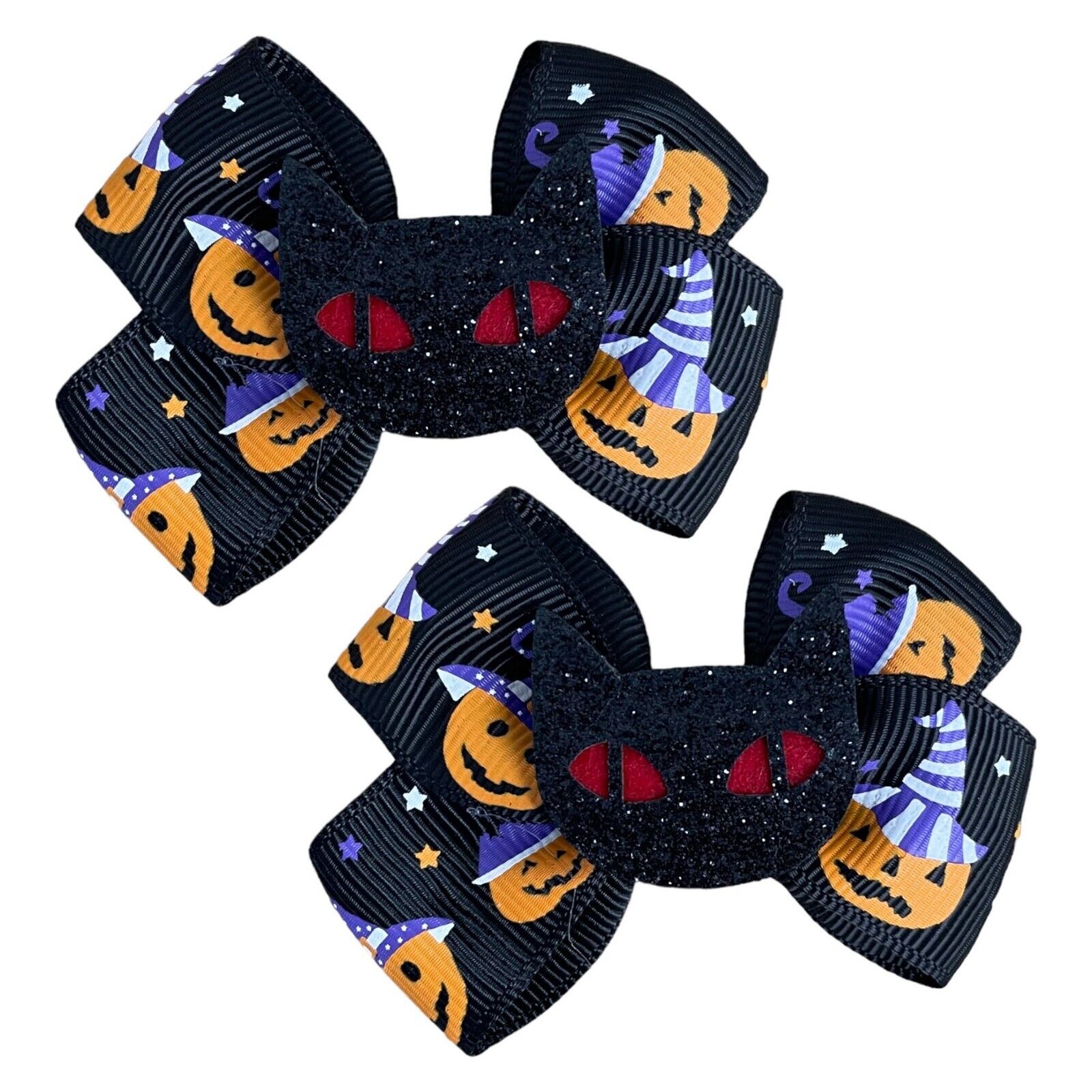 Halloween Hair Bows Clips Accessories