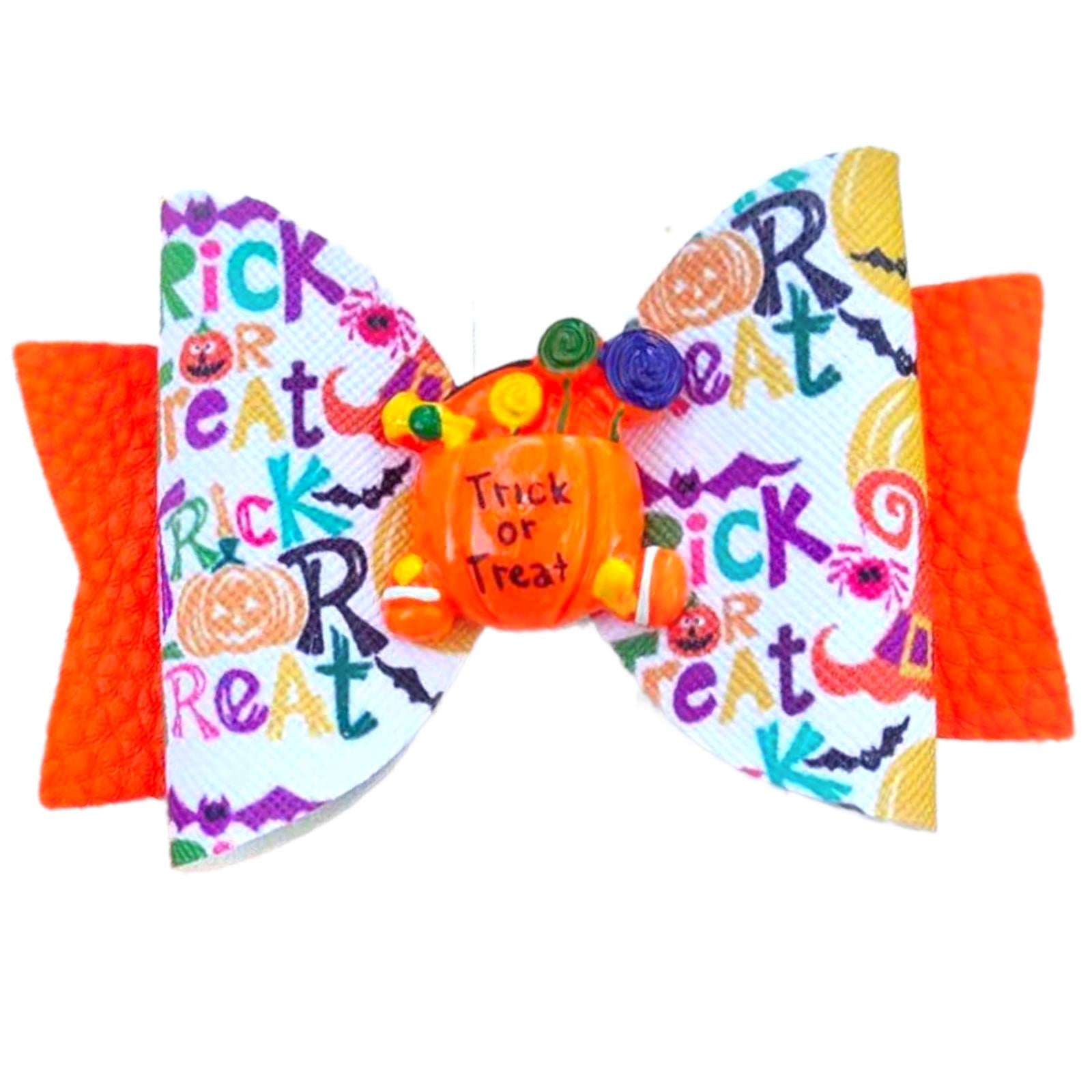 Halloween Hair Bows Clips Accessory - 3.5