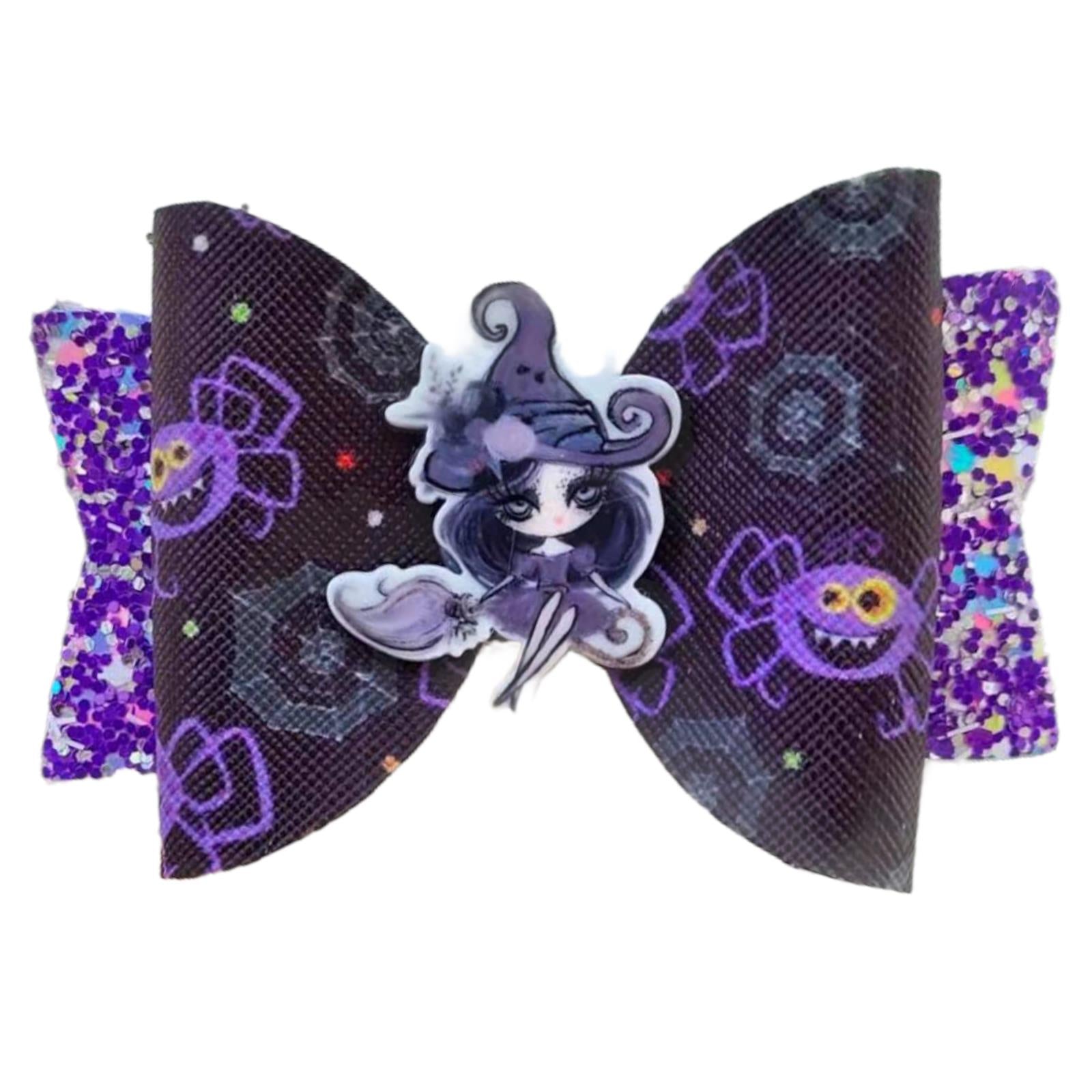 Halloween Hair Bows Clips Accessory - 3.5