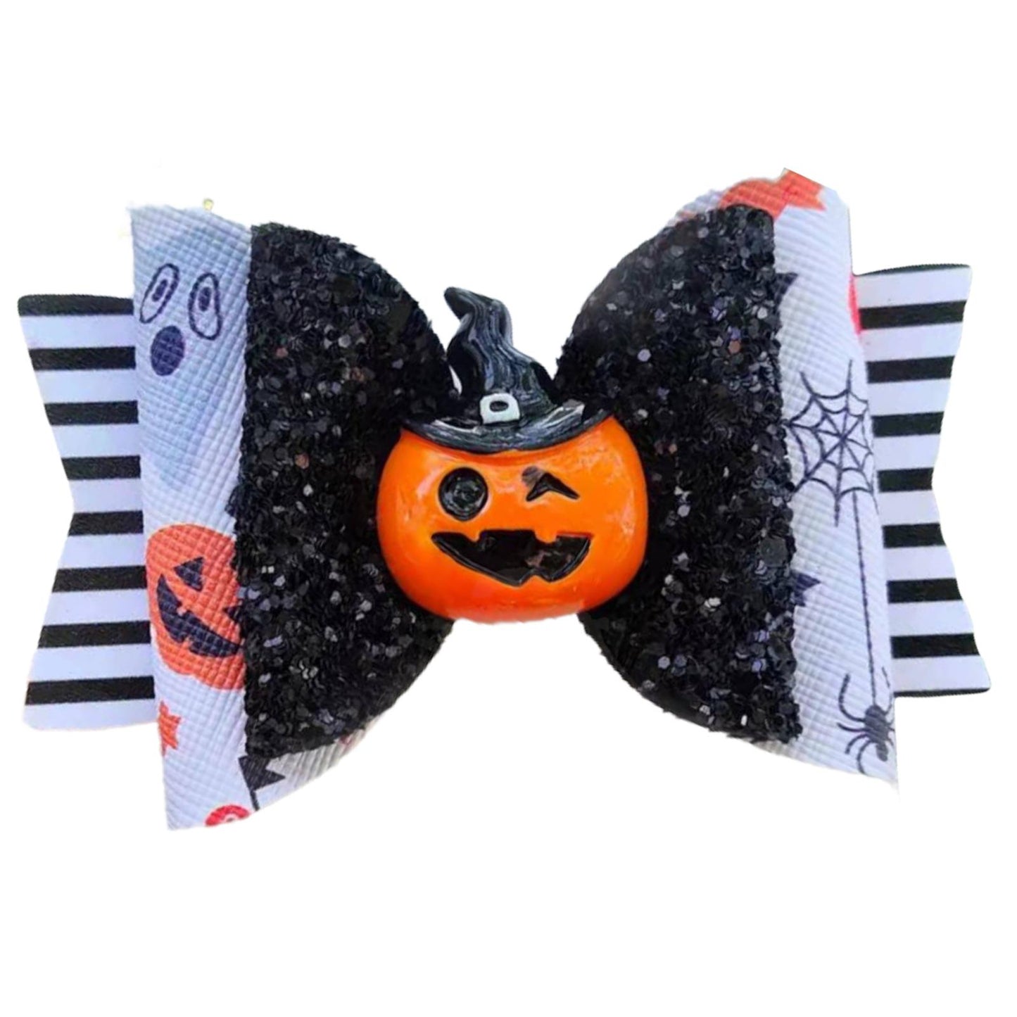 Halloween Hair Bows Clips Accessory - 3.5" Inch