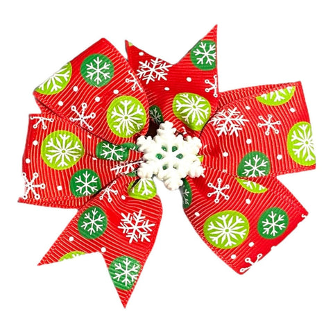 Christmas Hair Accessories, Bows, Slides Clips Xmas 3" Centre Embellishment