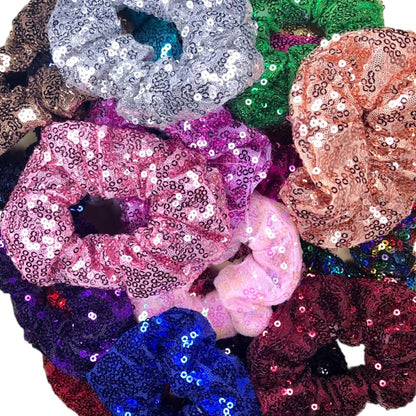 Sequin Hair Scrunchies 20 Colours