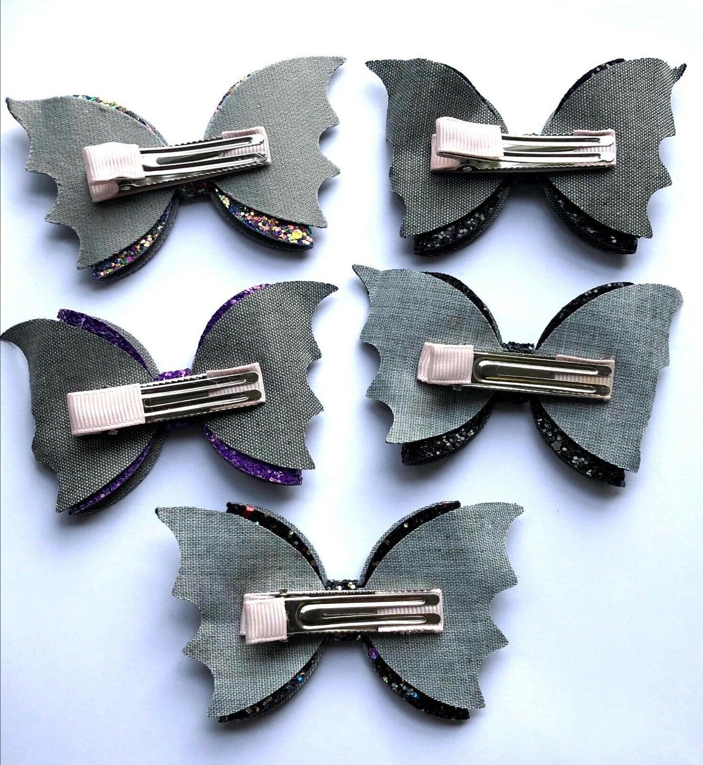 Bat Wing Halloween Hair Accessories, Bows Clips