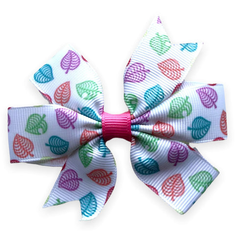 Animal Crossing Game Hair Bows Clips Slides 3" Bows