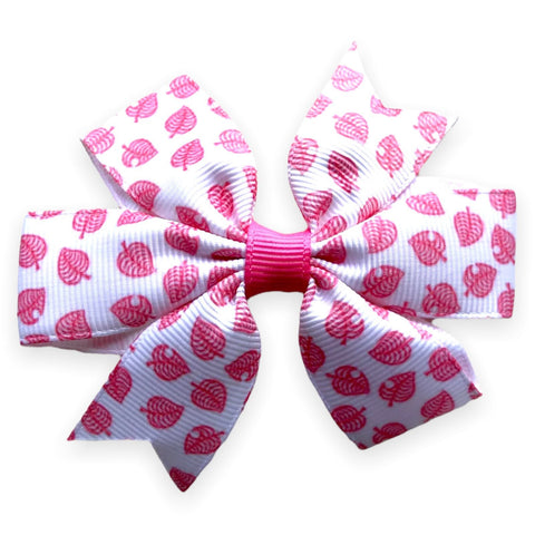 Animal Crossing Game Hair Bows Clips Slides 3" Bows