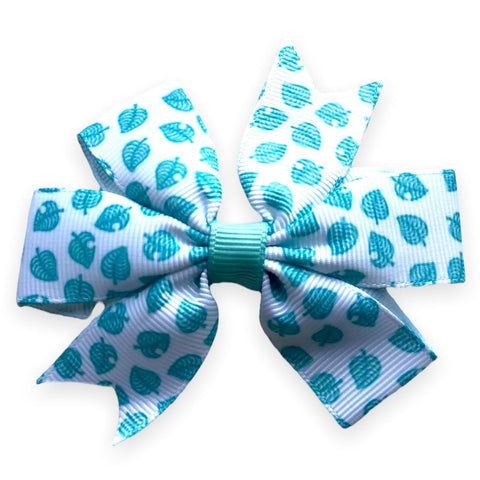 Animal Crossing Game Hair Bows Clips Slides 3" Bows