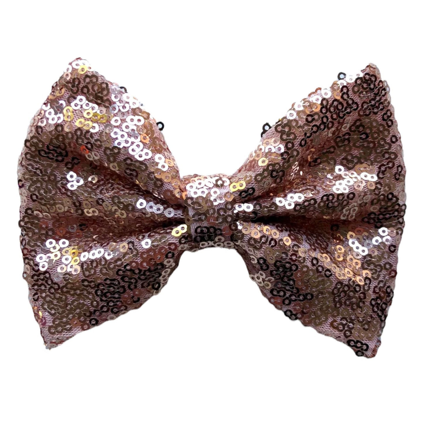 Big Sequin Hair Bows 5” With Clip Sparkly Glitter Sequins Hair Clips Slides - Lilium Kids