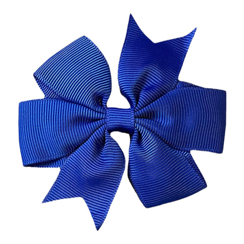 Colourful Hair Bows Clips Slides 3" Pinwheel Handmade School Crocodile Clip - Singles