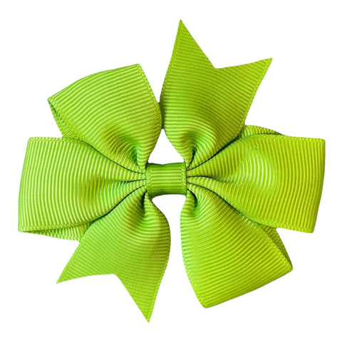 Colourful Hair Bows Clips Slides 3" Pinwheel Handmade School Crocodile Clip - Singles