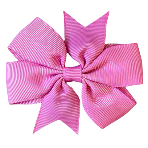 Colourful Hair Bows Clips Slides 3" Pinwheel Handmade School Crocodile Clip - Singles