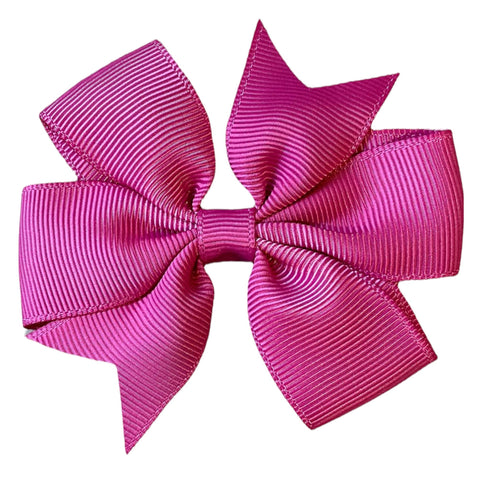 Colourful Hair Bows Clips Slides 3" Pinwheel Handmade School Crocodile Clip - Singles