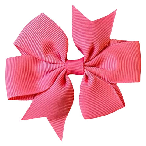 Colourful Hair Bows Clips Slides 3" Pinwheel Handmade School Crocodile Clip - Singles