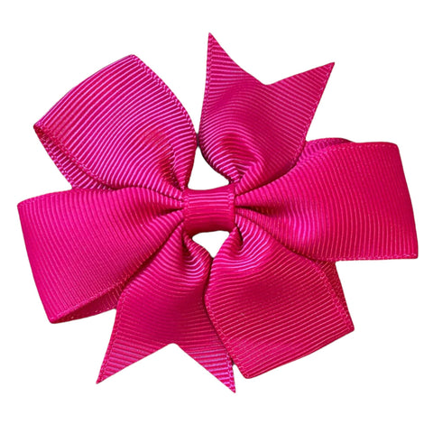 Colourful Hair Bows Clips Slides 3" Pinwheel Handmade School Crocodile Clip - Singles