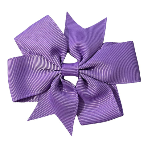 Colourful Hair Bows Clips Slides 3" Pinwheel Handmade School Crocodile Clip - Singles