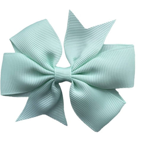 Colourful Hair Bows Clips Slides 3" Pinwheel Handmade School Crocodile Clip - Singles