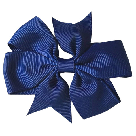 Colourful Hair Bows Clips Slides 3" Pinwheel Handmade School Crocodile Clip - Singles