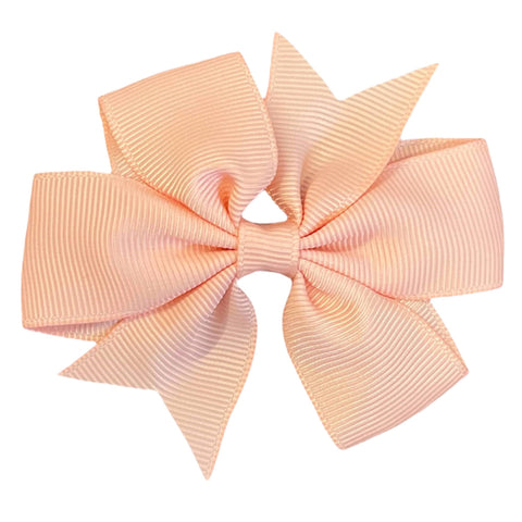 Colourful Hair Bows Clips Slides 3" Pinwheel Handmade School Crocodile Clip - Singles