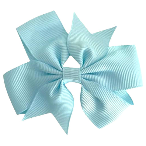 Colourful Hair Bows Clips Slides 3" Pinwheel Handmade School Crocodile Clip - Singles