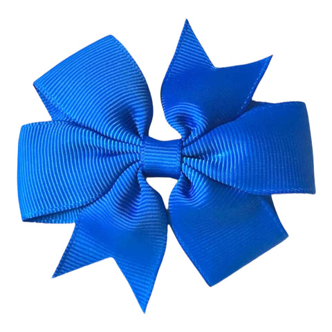 Colourful Hair Bows Clips Slides 3" Pinwheel Handmade School Crocodile Clip - Singles