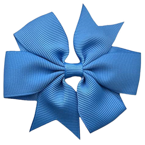 Colourful Hair Bows Clips Slides 3" Pinwheel Handmade School Crocodile Clip - Singles