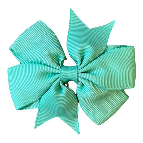 Colourful Hair Bows Clips Slides 3" Pinwheel Handmade School Crocodile Clip - Singles