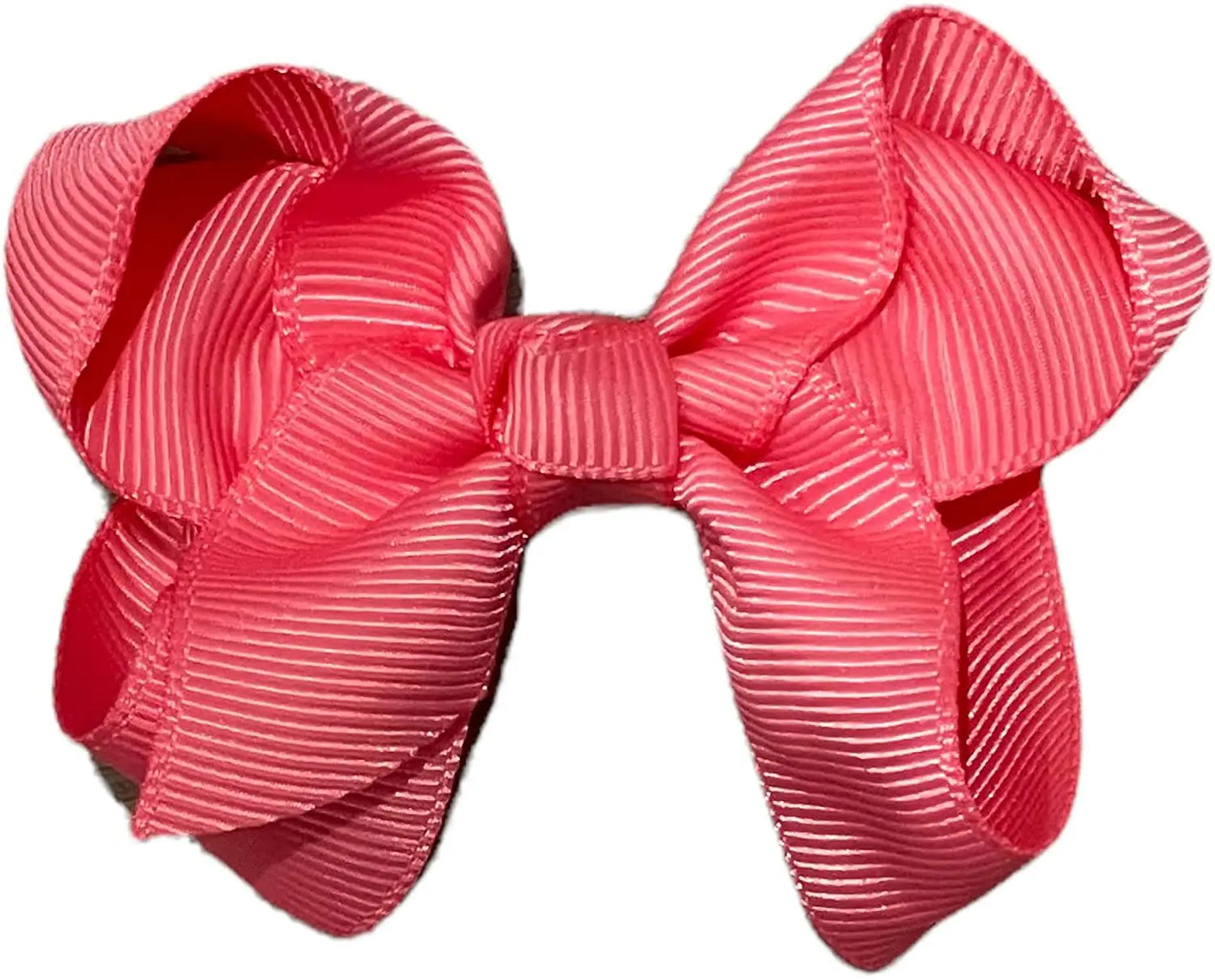 Hair Bow Knots 3" Inch Clips Slides Light Salmon