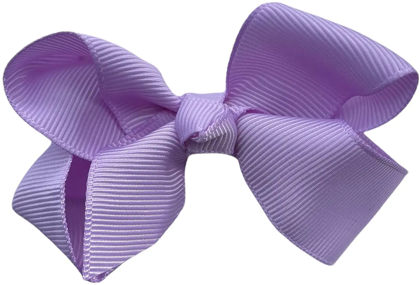 Hair Bow Knots 3" Inch Clips Slides Lilac