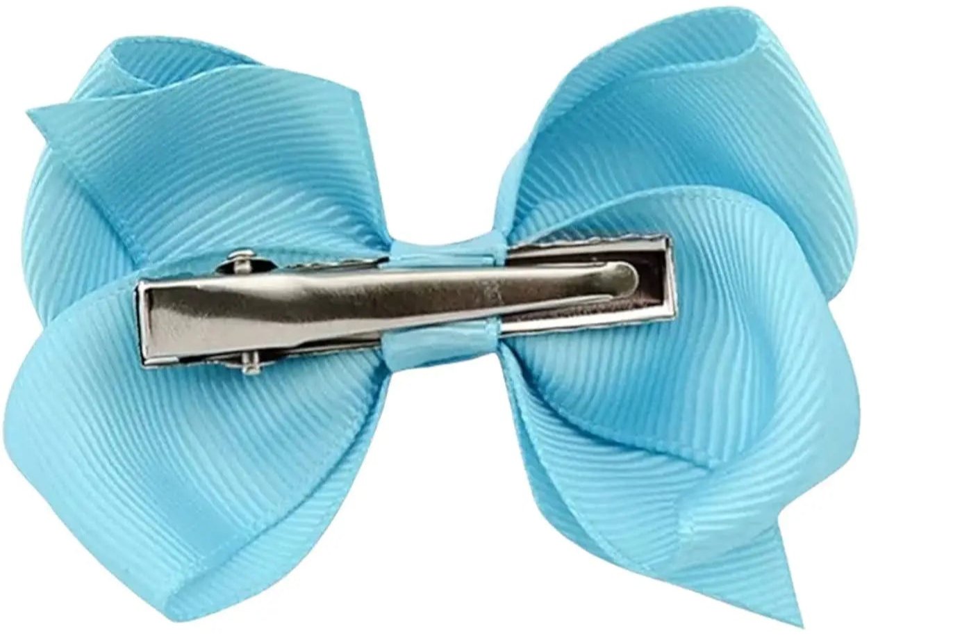 Hair Bow Knots 3" Inch Clips Slides Royal Blue