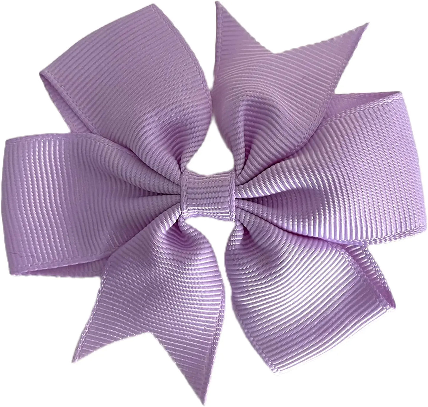 Hair Bows Clips Slides 3" inch Pinwheel Lilac - Lilium Kids