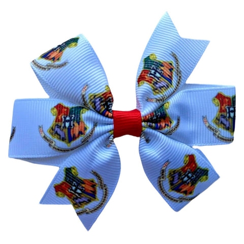 Harry Potter Hair Bows - Hogwarts, Gryffindor, Slytherin, Ravenclaw, Hufflepuff