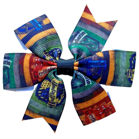 Harry Potter Hair Bows - Hogwarts, Gryffindor, Slytherin, Ravenclaw, Hufflepuff