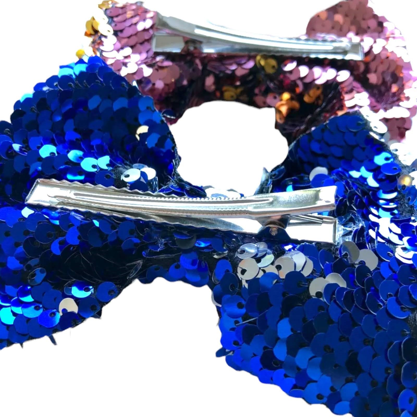 Reversible Sequin (Mermaid) Hair Bows Big 5