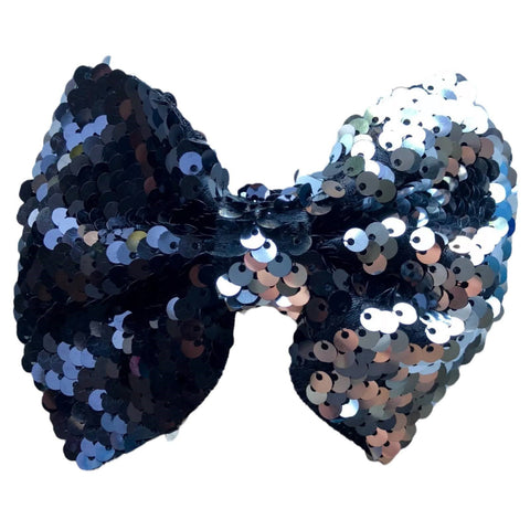 Reversible Sequin (Mermaid) Hair Bows Big 5" Inch
