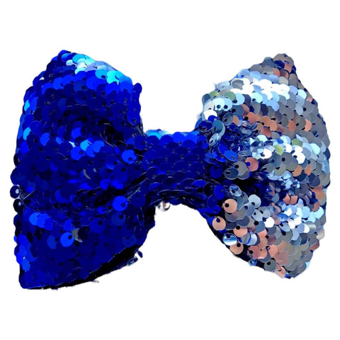 Reversible Sequin (Mermaid) Hair Bows Big 5" Inch