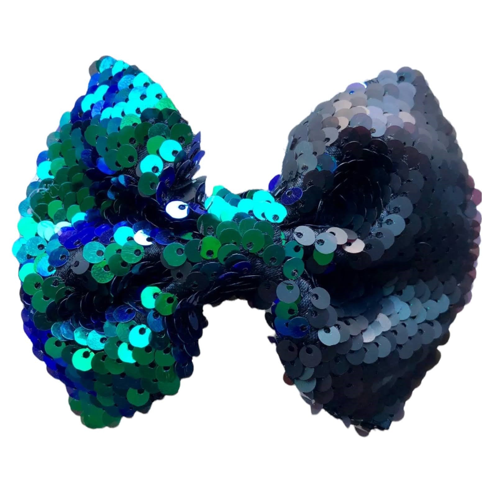 Reversible Sequin (Mermaid) Hair Bows Big 5