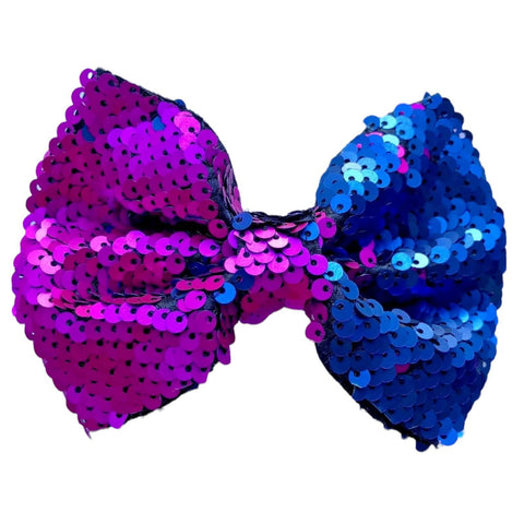 Reversible Sequin (Mermaid) Hair Bows Big 5" Inch