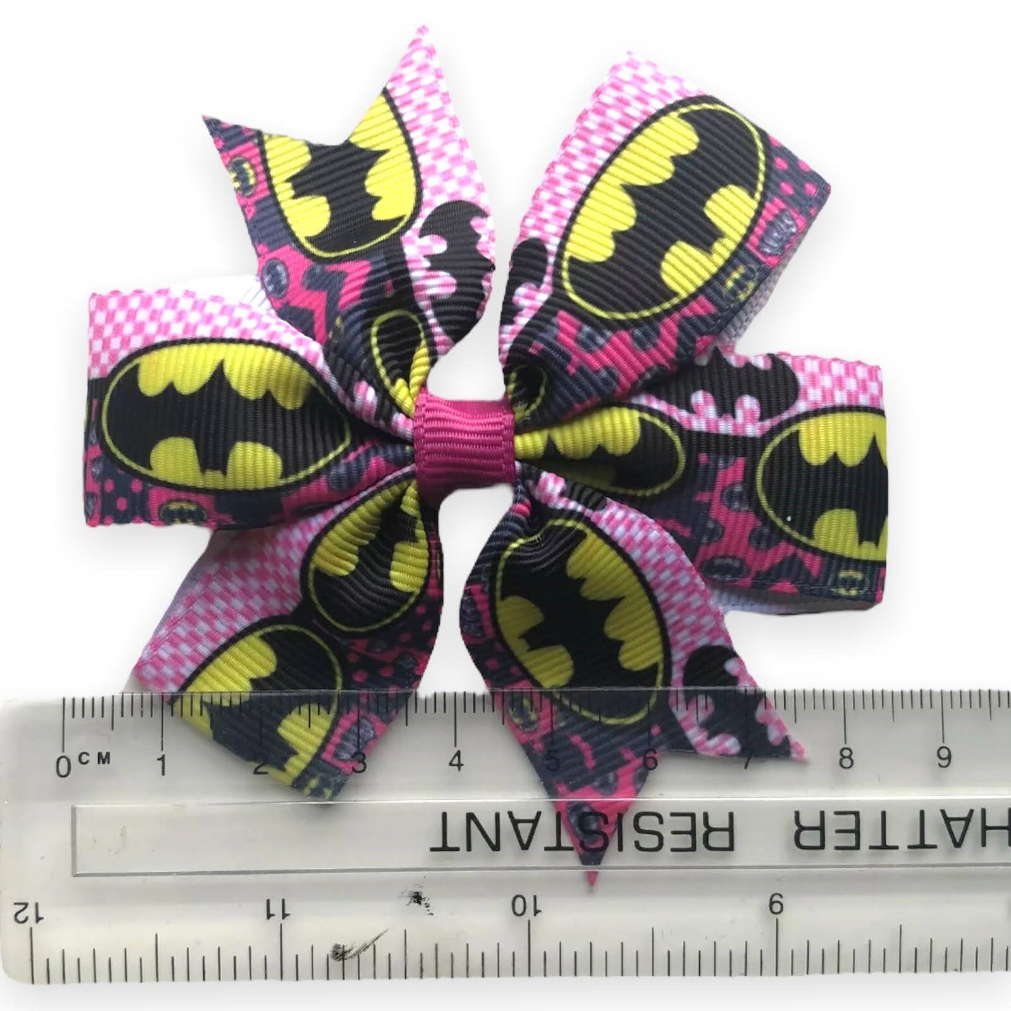 Superhero Hair Bows Clips Batman Spiderman Wonder Woman Avengers Star Wars