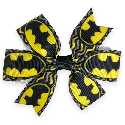 Superhero Hair Bows Clips Batman Spiderman Wonder Woman Avengers Star Wars