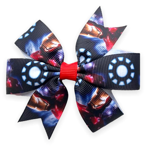 Superhero Hair Bows Clips Batman Spiderman Wonder Woman Avengers Star Wars