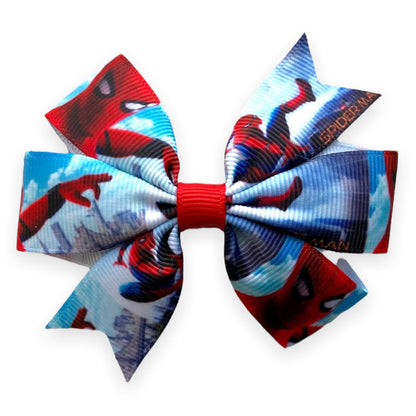 Superhero Hair Bows Clips Batman Spiderman Wonder Woman Avengers Star Wars