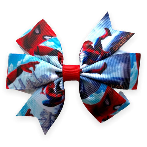 Superhero Hair Bows Clips Batman Spiderman Wonder Woman Avengers Star Wars